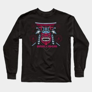 Barong X Samurai Illustration Long Sleeve T-Shirt